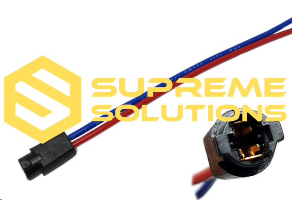 T5 W1.2W Lamp Socket with Wire | Reliable Connector | Supreme Solutions