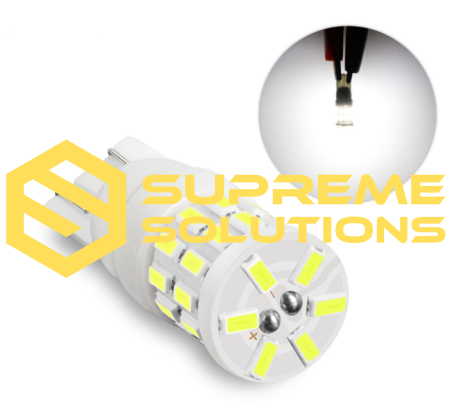 12V Світлодіодна лампа T10-3014-30SMD CERAMIC (аналог W5W)