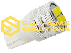 12V Світлодіодна лампа T10-3030-4SMD Silver Aluminum (аналог W5W)