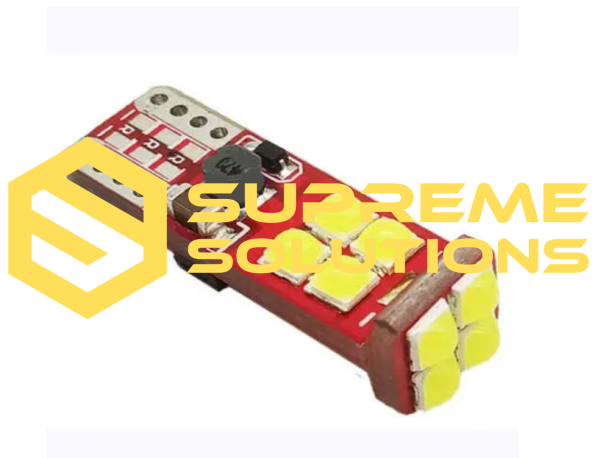 12-24V LED-лампа T10-3030-12SMD CREE CANBUS — максимум потужності в габаритах