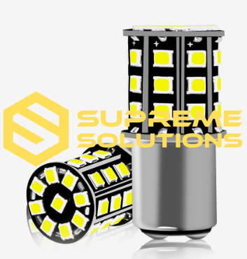 LED Bulb 1157-3030-28SMD 12V BAY15d White – Powerful P21/5W Replacement