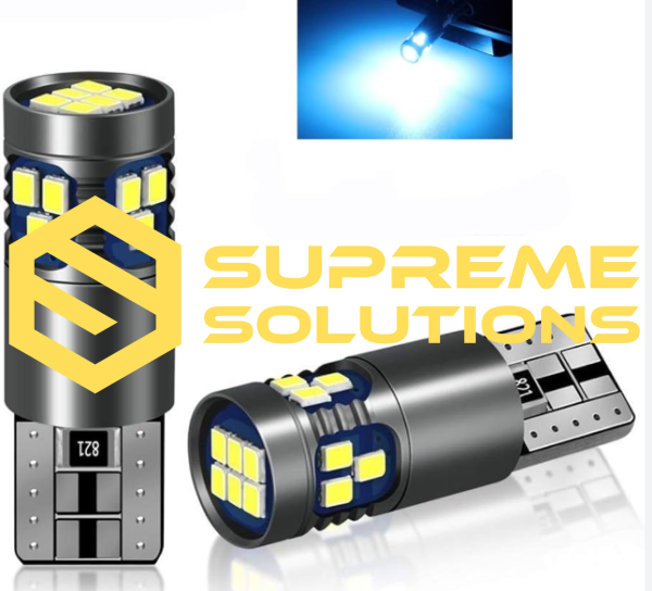 9-15V Преміум LED-лампа T10-2016-18SMD з драйвером Philips та CANBUS (аналог W5W)