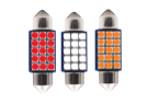 12V FS-3030-15SMD 36MM Samsung драйвер CANBUS (аналог лампи C5W) Синій