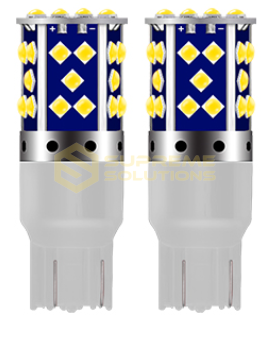 Светодиодная лампа 7443 12–24V 35SMD 3030 CREE Samsung CANBUS (аналог W21/5W) — белая