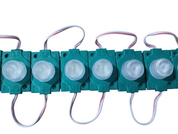 12V Світлодіодний модуль 1SMD- 3535 3W (над'яскравий) IP65 Розмір 48*32*5mm Зелений