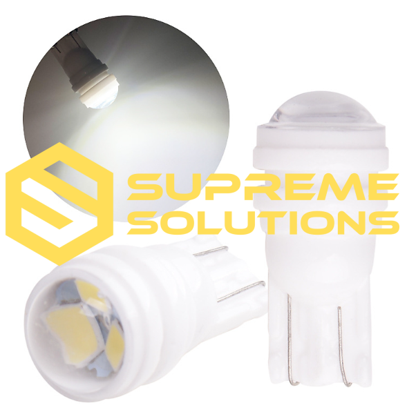 T10 2835 3SMD Ceramic LED Bulb 12V | Compact and Heat-Resistant | White Light