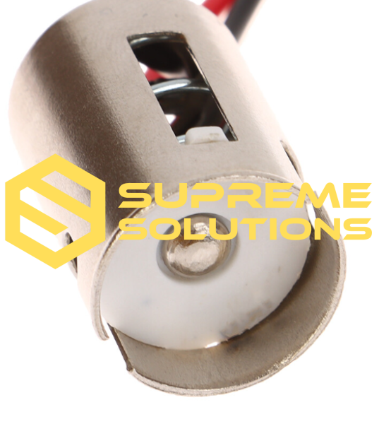 Металевий патрон для лампи 1156 (P21W) | BA15s | Надійне підключення | Supreme Solutions