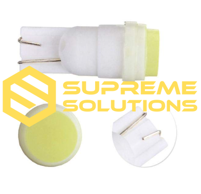 12V LED Car Bulb T10 1SMD 1.5W CERAMIC (W5W Equivalent)