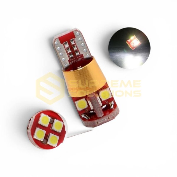 Преміальна LED лампа OPTIVUS T10 W5W 12-30V 3030-12SMD Samsung CANBUS Білий