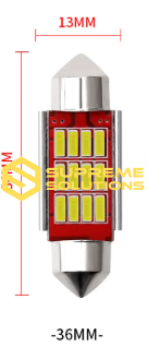 12V FS-4014-12SMD 36MM драйвер CANBUS (аналог лампи C5W) Білий