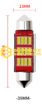 12V FS-4014-12SMD 39MM драйвер CANBUS (аналог лампи C5W) Білий