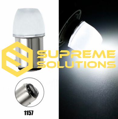 24V LED Bulb 1157 | White | 1.5W | Dual Contact | BAY15d Base