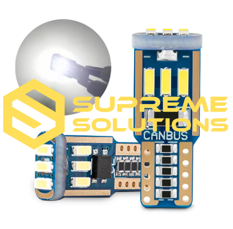 T10 9SMD 4014 LED 12V | White Light | CANBUS | W5W Type
