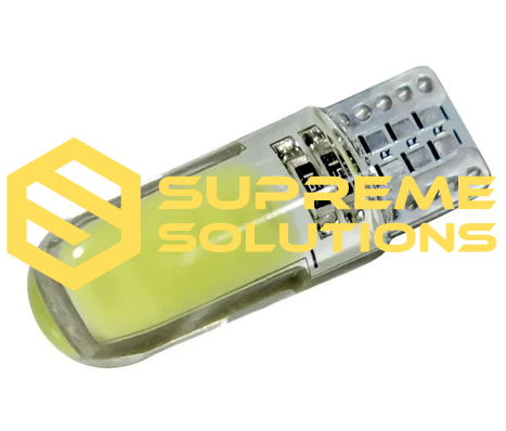 T10-COB RAINBOW SILICONE LED Bulb 12V | White | W5W Replacement | Supreme Solutions