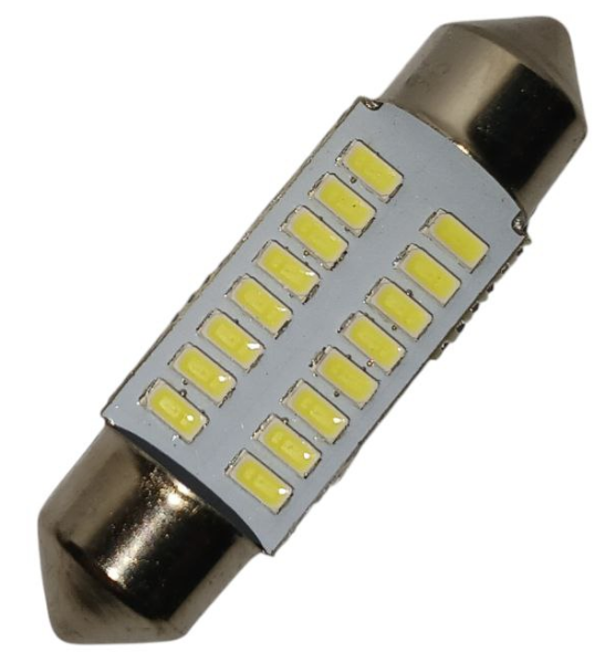 24V FS-3014-16SMD 41MM (аналог лампи C5W) Білий