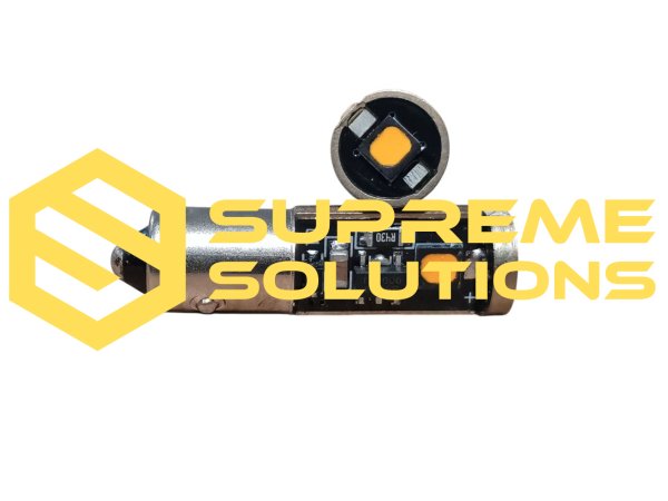 HY21W BAW9s LED Bulb 9–30V | Yellow | 3×OSRAM SMD | CANBUS | Supreme Solutions