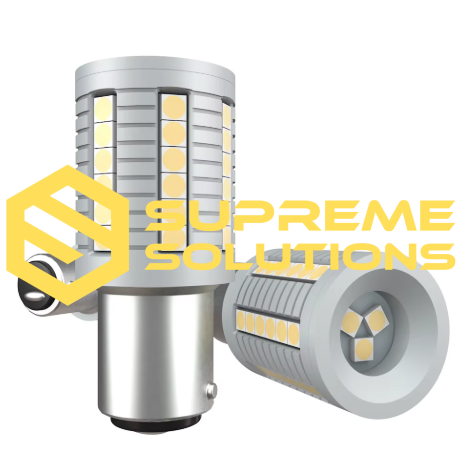 1157-3030-45SMD 12–48V White – Super Bright Dual-Contact LED Bulb P21/5W with CANBUS Driver