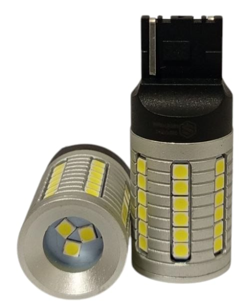 7440-3030-45SMD 28W 12–48V Біла — над'яскрава безцокольна LED-лампа W21W з драйвером SUPER CANBUS