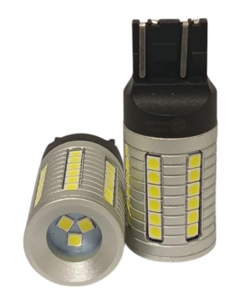 7443-3030-45SMD 28W 12–48V Біла – над'яскрава безцокольна LED-лампа W21/5W з драйвером SUPER CANBUS