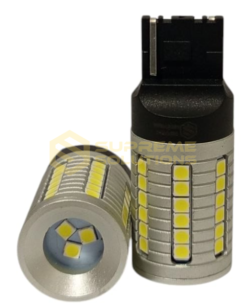 О 12-48V 7440 3030 45LED 28W SUPER CANBAS драйвер Безцокольна Одноконтактна (аналог лампи W21W) Білий