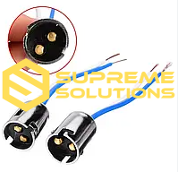 1157 (P21/5W) Metal Holder — Dual-Contact BA15d Socket