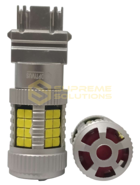 Світлодіодна лампа OPTIVUS 3157 12–40V 40SMD 3030 CANBUS 30W — біла