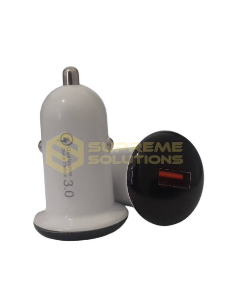 Автомобильная зарядка QC 3.0 USB 18W быстрой зарядки