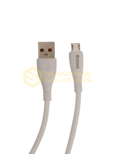 Кабель OPTIVUS USB → Micro-USB 5A с силиконовой изоляцией