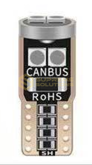 Світлодіодна LED лампа T10 W5W 3030-6SMD CANBUS 12-18V Синя