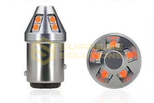 9-80V 1156 3030-10SMD Samsung CANBUS LED лампа Красный OPTIVUS