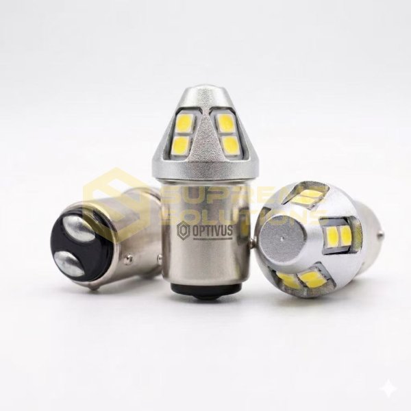 9-80V 1157 3030-10SMD Samsung CANBUS LED лампа Белый OPTIVUS
