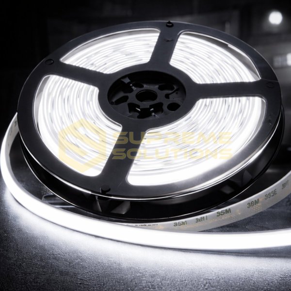 Світлодіодна COB стрічка 24V 5 метрів Біла суцільне світло LED стрічка