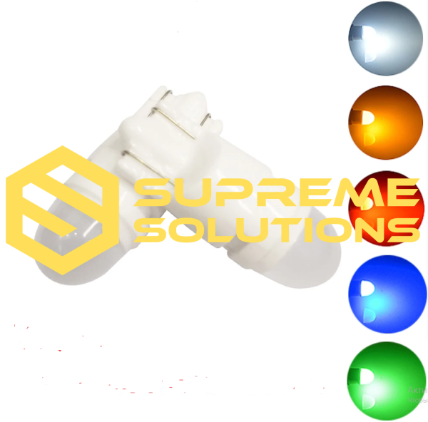 Mini T10 LED Bulb 10–15V | 3x2835 SMD | Ceramic | White Light