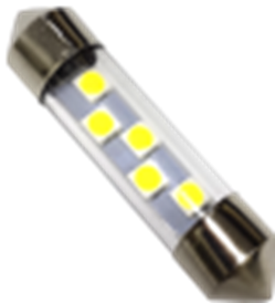 24V FS-3030-6SMD 36MM Samsung драйвер CANBUS (аналог лампи C5W) Білий