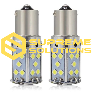 LED Bulb 1156-3030-35SMD 12–24V White BA15s – Powerful P21W Replacement