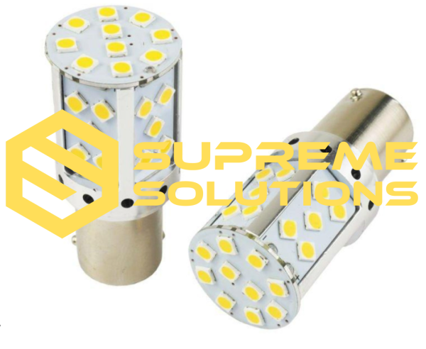 1157-3030-35SMD 12–24V White – Dual-contact LED bulb Samsung CANBUS P21/5W (BAY15d)