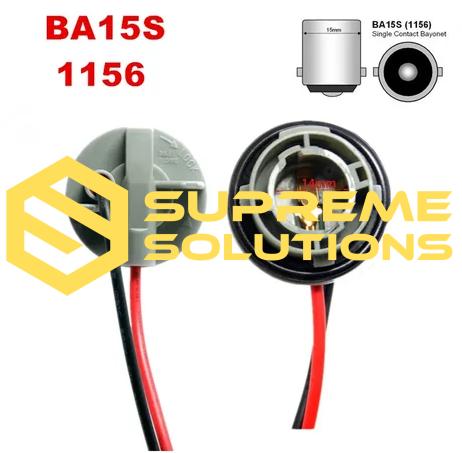 OEM Socket 1156 (P21W) — Single Contact | Direct Fit