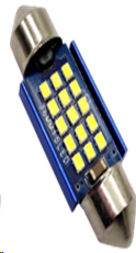 9-24V FS-2016-15SMD 36MM Philips драйвер CANBUS (аналог лампи C5W) Білий