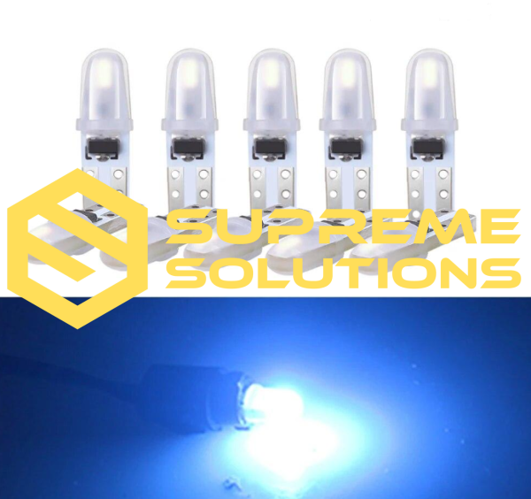 T5-3014-2SMD 12V LED with driver – W1.2W blue