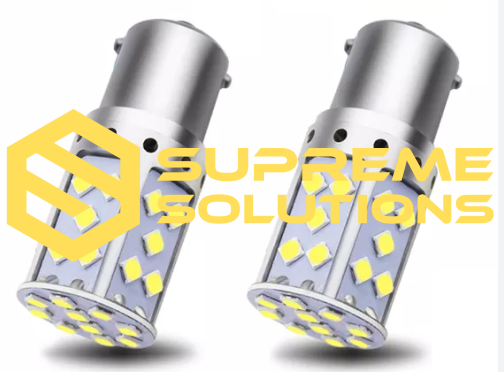 LED Bulb 1156-3030-35SMD 12–24V White BA15s – Powerful P21W Replacement
