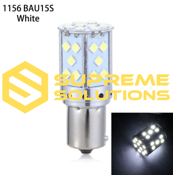 LED Bulb 1156-3030-35SMD 12–24V White BA15s – Powerful P21W Replacement