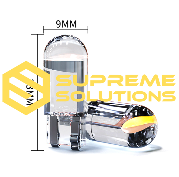 T10-1COB 2D LED Bulb 12V White | W5W Replacement | Supreme Solutions