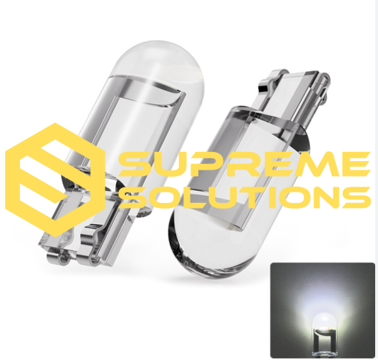 T10-1COB 2D LED Bulb 12V Blue | W5W Replacement | Supreme Solutions