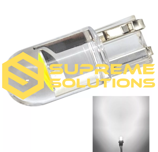 T10-1COB 2D LED Bulb 12V Blue | W5W Replacement | Supreme Solutions