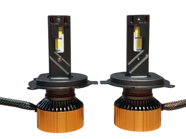 LED Bulb S-8 H4 Hi/Lo 45W 10000LM 9–60V | CSP-4570 | Active Cooling | Supreme Solutions