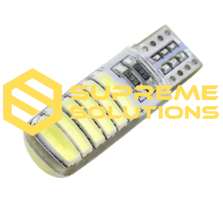 Світлодіодна автолампа T10 7020 12SMD Crystal SILICONE (аналог W5W)