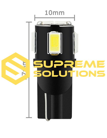 24V LED Car Bulb T10 5630 6SMD (W5W Equivalent)