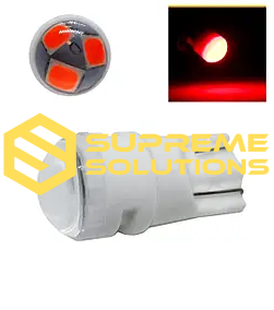 LED лампа T10 2835 3SMD Ceramic 24V | Червоне світло | Для вантажівок та автобусів