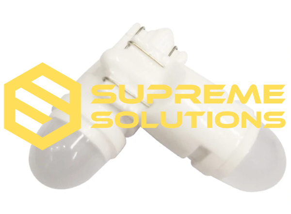 Mini T10 LED Bulb 10–15V | 3x2835 SMD | Ceramic | White Light