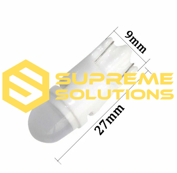 Mini T10 LED Bulb 10–15V | 3x2835 SMD | Ceramic | White Light